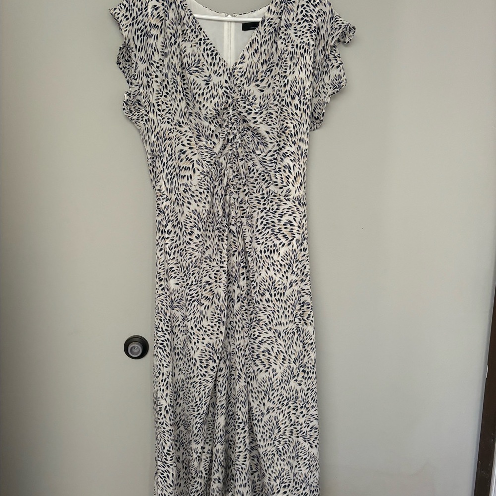 White House Black Market Black and White Maxi Dress